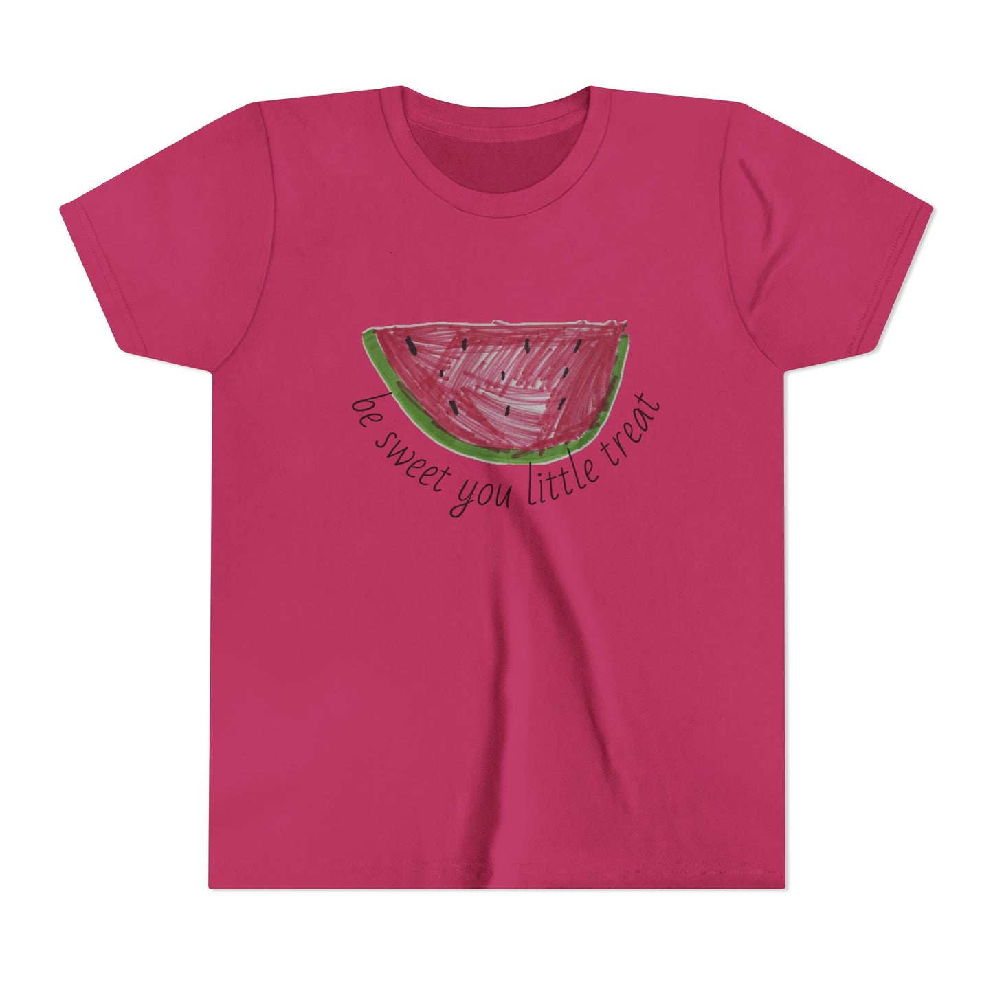 Watermelon Slice Youth Tee, Summer Youth Shirt, Cute Kids Clothing, Fun Tee for Parties, Beachwear, Gift for Youngsters