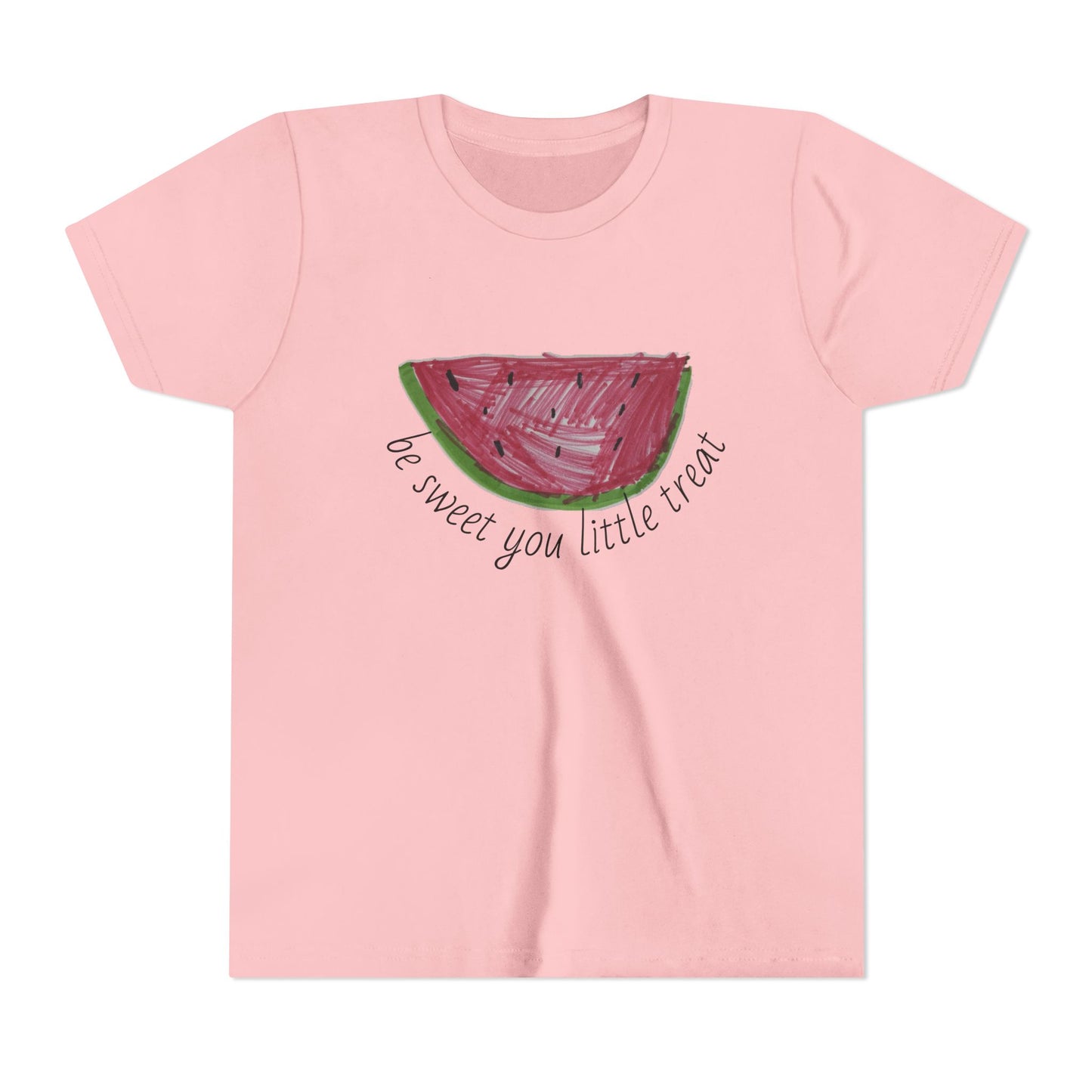 Watermelon Slice Youth Tee, Summer Youth Shirt, Cute Kids Clothing, Fun Tee for Parties, Beachwear, Gift for Youngsters