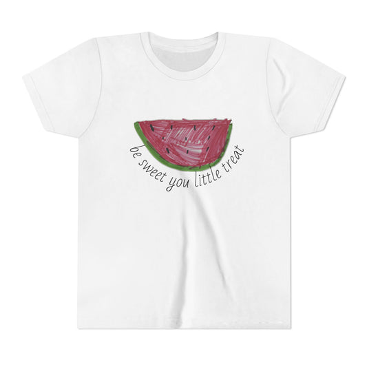 Watermelon Slice Youth Tee, Summer Youth Shirt, Cute Kids Clothing, Fun Tee for Parties, Beachwear, Gift for Youngsters